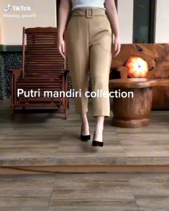Celana BEST 7per8 Pants Belt New