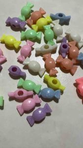 40 pcs Candy beads mix pastel colors size 10 x 25 mm for diy jewlery beading crafts