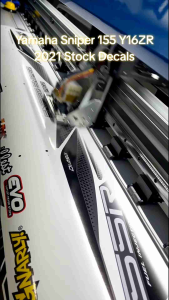 YAMAHA SNIPER 155 Y16ZR 2021 STOCK DECALS (WATERPROOF LAMINATED FADE PROOF)