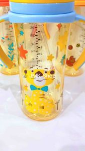 botol susu PPSU model mirip pigeon 330ml BPA FREE tahan hingga 2 tahun Botol Bayi Model Leher Lebar Botol Susu Ramah Lingkungan - Lazada