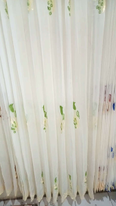 Vitrase Gorden Motif Warna Import Bunga Tulip Grade A