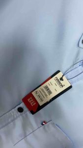Kemeja poloa pria Soft Blue Biru Muda Lengan panjang dan lengan pendek
