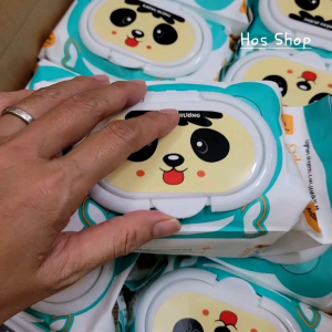 Combo 5 bịch khăn giấy ướt Baby Wipe size to hàng loại 1
