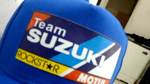Topi Trucker Jaring Baseball Team Suzuki Racing ecstar