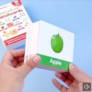 SG Seller 100 Flash Cards Set for Toddlers Ages 1+ Alphabet & Number Learning Early Education Toys Flash Card