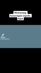 [TANPA SADEL]  KURSI BONCENGAN SEPEDA LIPAT DEPAN