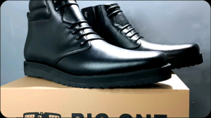 Sepatu Pdh Pria Dop Casual Security Tni Polri Dinas Model Tali Mati