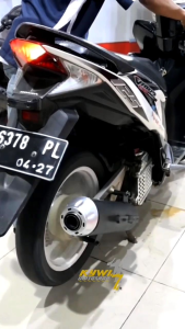 knalpot copy tzm project.di jamin pnp Vario 110 Vario new LEDVario new 160.bahan plat. pipa stenlis 28