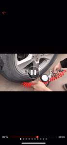 Đầu bơm lốp xe Đầu vòi bơm oto xe máy + Kiêm đồng hồ đo áp suất lốp