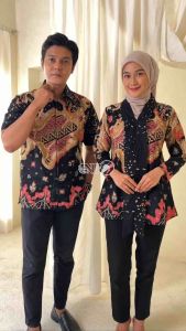 Batik Kebaya Kutu Baru Atasan Batik Kemeja Batik Pria Couple