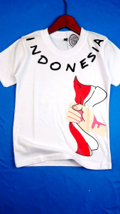 Atasan Baju Kaos Couple Anak Dan Dewasa Merah Putih Indonesia Independent Kemerdekaan