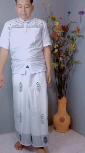 Baju Koko Kurta Pria Muslim Baju Koko Atasan Dewasa Lengan Pendek