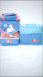 Erglas Tas Ransel Anak Sekolah Free Lunch Bag Pencil Case School Bag 3in1