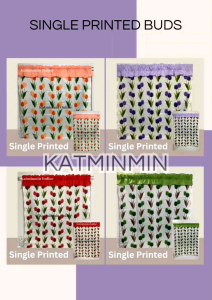 window /bintana single printed curtain buds geena fabric