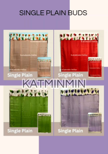 window /bintana single plain curtain buds geena fabric