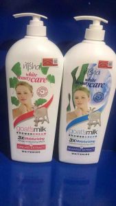 Sữa tắm sáng da Nysha tảo biển/bạch quả 600 ml- hàng nhập khẩu Malaysia