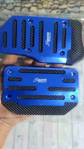 Cover Pedal Mobil Matic Untuk Gas Rem Universal Bahan Aluminium Anti Slip Jepit Pelindung OO