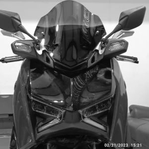 windshield all new yamaha xmax 250 visor xmax 250 connected carbu dbubble xmax new 2023 flyscreen mhr two tone carbon malossi carbu
