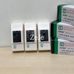 KOTEN 2 Pole KSB-M Mini Safety Breaker | 10A | 20A | 30A | ZeJe