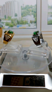 Cincin Jambrut Chatam Ring Titanium Super Antikarat Anti Luntur