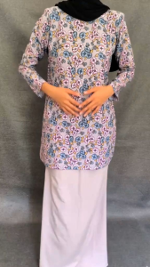 NEW ARRIVAL 2026 BAJU KURUNG MODAN PRINT IRONLESS