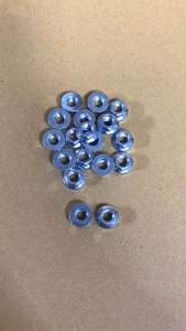 น็อตตัวเมีย จานเรียบ เบอร์12 (M8) **มีตัวเลือก** ชุบซิงค์ขาว เกลียวละเอียด