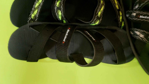 sandal has madura model slempang "BLACKSTEEL" pria dewasa premium