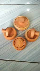 cetakkan donat kayu satu set plus pembolong STAINLESS tebal dan anti karat
