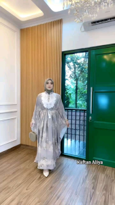 Kaftan Alya Renda Slik: Ukuran & Desain Elegan