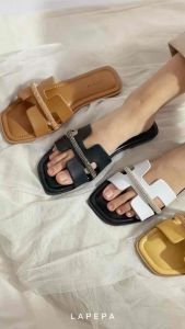 Sandal Wanita LAPEPA TIARA Sendal Wanita Teplek Flat Empuk Premium Lapepa Official Store