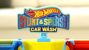Hotwheels stunt splash car wash playset original mattel