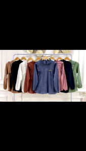 ZIYYANA - orlin shirt lady crush premium | kemeja atasan kerja casual wanita kantoran kekinian viral terbaru murah simpel busui polos putih hitam modis elegan