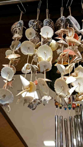 LILY Sea Shell Wind Chime Handmade Seashell Chime For Outdoor/Indoor