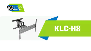 Kaloc KLC-H8 40"-80" Heights Adjustable Full Motion Wall Mount Tv Bracket Double Arm Extension Smooth Swivel Tilt Adjustment Pemegang tv braket dinding 电视机墙壁支架