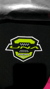 UNA RACING kulit sarung cover jok motor ROAD RACE
