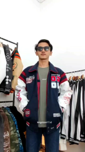 KING STORE - VARSITY JACKET - JUJUTSU KAISEN | GOJO SATORU - LIMITED EDITION