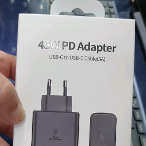 Charger Adaptor Samsung 45 W Type C USB C Fast Charging Casan HP Charger Kabel Adaptor