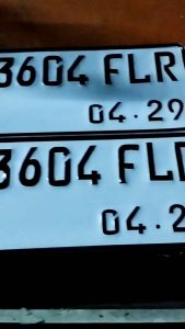 plat nomor motor