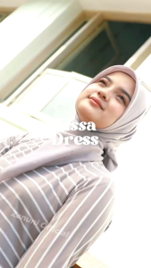 GAMIS SALUR WANITA TERBARU BAHAN BABYTERY IMPORT GAMIS MEWAH MUSLIMAH WANITA ELEGANT SIMPLE VIRAL CO
