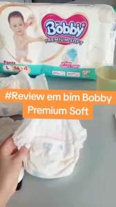 (Kèm Quà) Tã Bỉm Quần Bobby Premium Soft Chính Hãng Công Nghệ Nhật Bản Mỏng Thấm Hút Nhanh Chống Hăm Hiệu Quả M64/L60/ XL56/XXL52.