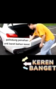 Sillplate Karet Pelindung Bagasi Belakang Universal Ukuran 9cmx100cm Sill Plate Termasuk Perekat AA