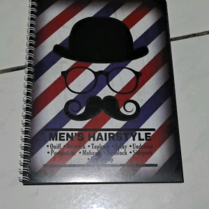 Buku Catalog Model Gaya Rambut Foto Gambar Barbershop Pangkas Rambut Salon