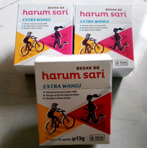 BEDAK BB HARUM SARI EXTRA WANGI ISI 10 SACHET
