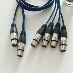 สายสัญญาณY แจ๊ค XLRตัวเมีย 1ตัว ออก แจ๊คXLRตัวเมีย 2ตัว สายy 1ออก2 บัดกรีใหม่ทุกเส้น ใช้สายซีลโมโนคู่ Dynacom JSL-021 4mm. หัวMITSUMI เชื่อมลำโพง เชื่อมเครื่องเสียง SANGTHAIONLINE