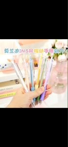 Ins Art Pen Knife Sticker Paper Cutting DIY Colourful Engraving Pen刻刀笔 按动笔刀 手帐卡通裁纸刀