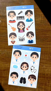 Hospital Playlist [슬기로운 의사생활] Kdrama Fanart Merch Sticker Sheets