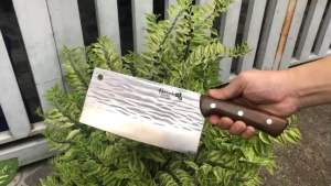 Dao chặt xương Nhật bãi hàng nội địa hiệu akatenki nặng 450g dài 30cm dày 3li sắc bén tiện lợi và sắc bén