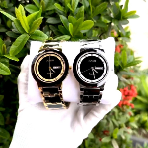 Đồng Hồ Nam size 40mm  máy nhật kính sapphire chống xước dây vỏ đá ceramic sáng đẹp pin rin Nhật đồng gồ r.a.d.o