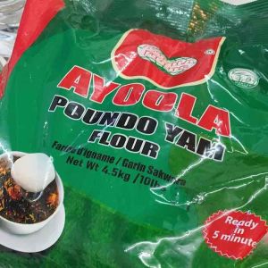 Ayoola poundo yam flour from Nigeria