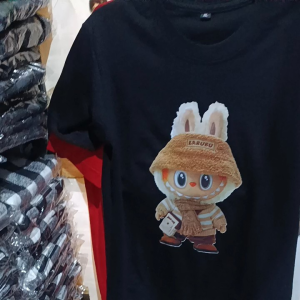 Kaos labubu anak usia 1-12tahun bahan catton combed 30S